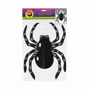 Glitter Honeycomb Spider Halloween Hanging Decoration 35cm
