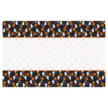 Halloween Cat Pumpkin, Ghost Plastic Party Table Cover for Halloween Parties
