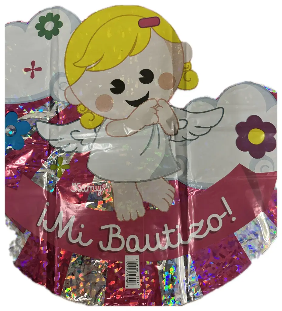 IMP18" MI BAUTIZO NIÑA HOLOGRÁFICO