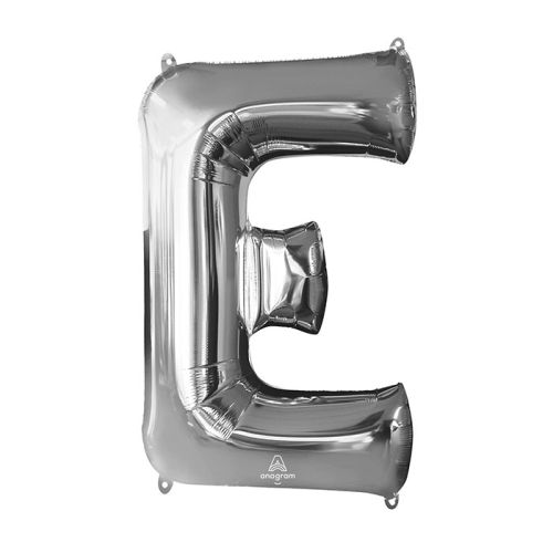 LETRA E PLATA 34"