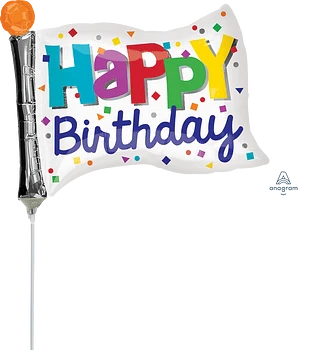 MINI SHAPE BANDERIN HAPPY BIRTHDAY