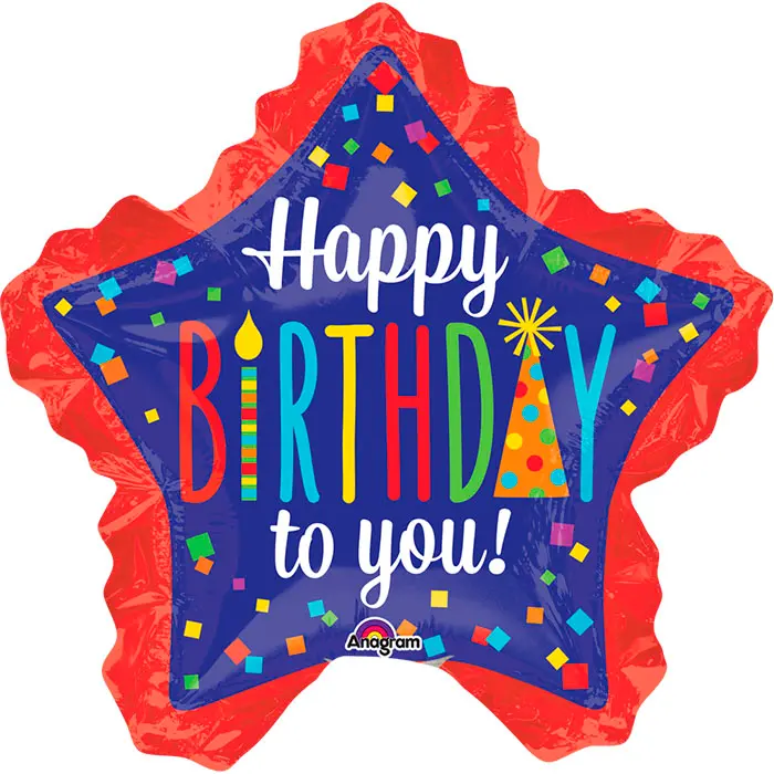 MINI SHAPE ESTRELLA HAPPY BIRTHDAY TO YOU!