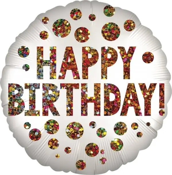 IMP9 CIRCULO SATIN HAPPY BIRTHDAY