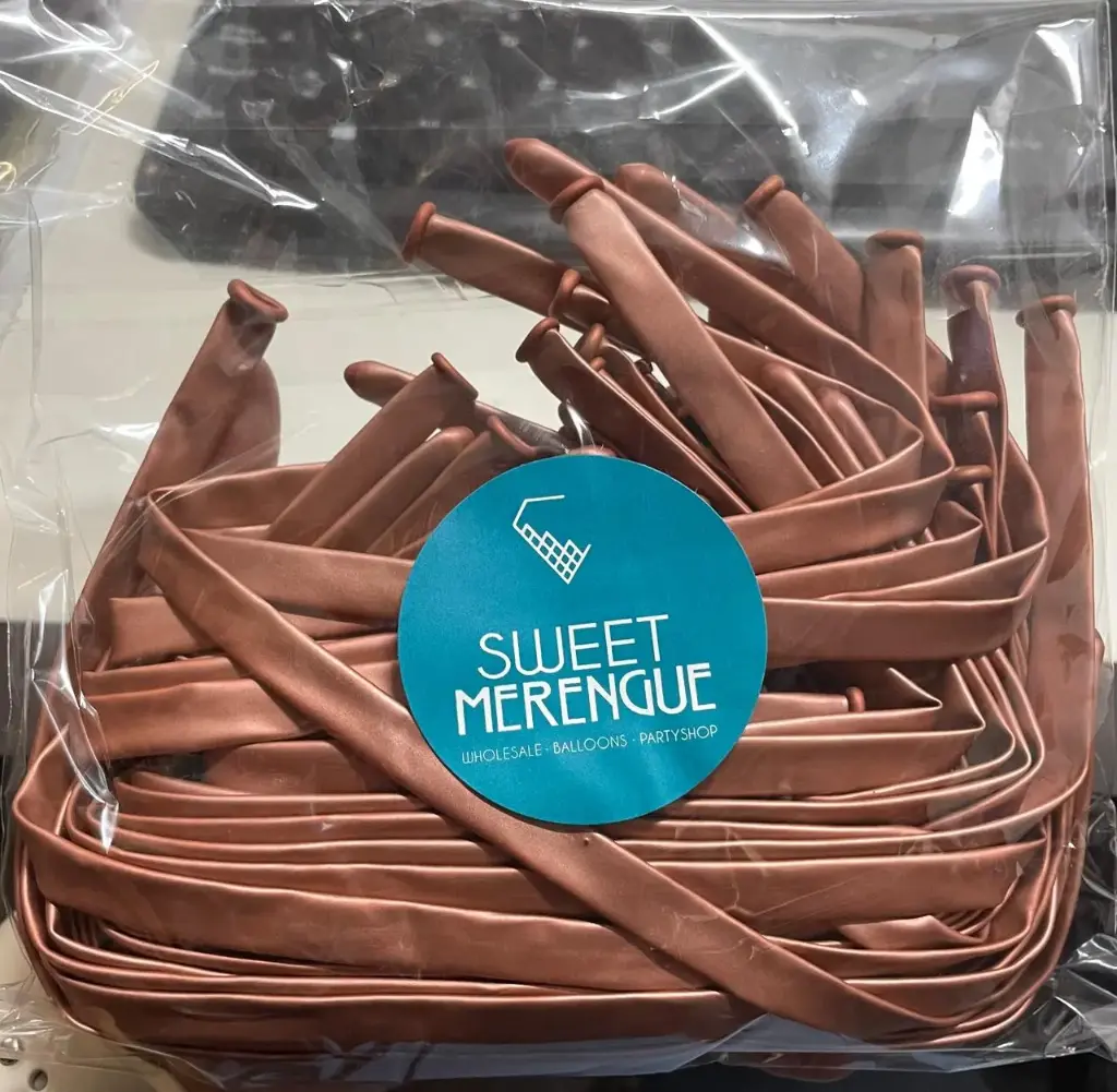 260" SWEET MERENGUE CROMADO ROSE GOLD 50PZS