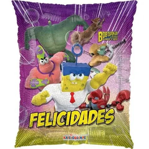 IMP9 CUADRADO FELIDADES BOBO ESPONJA