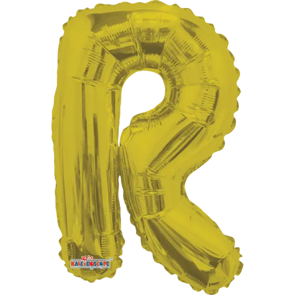 14" LETRA R DORADO