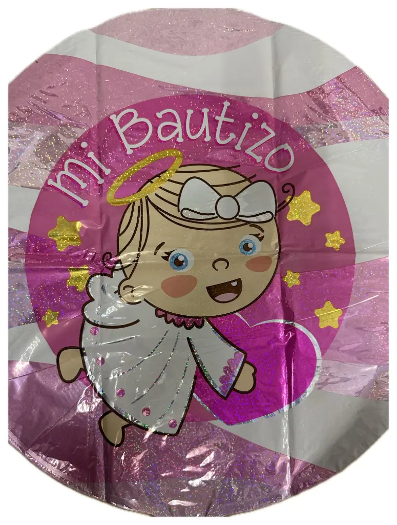 IMP18" MI BAUTIZO ANGELITO ROSA