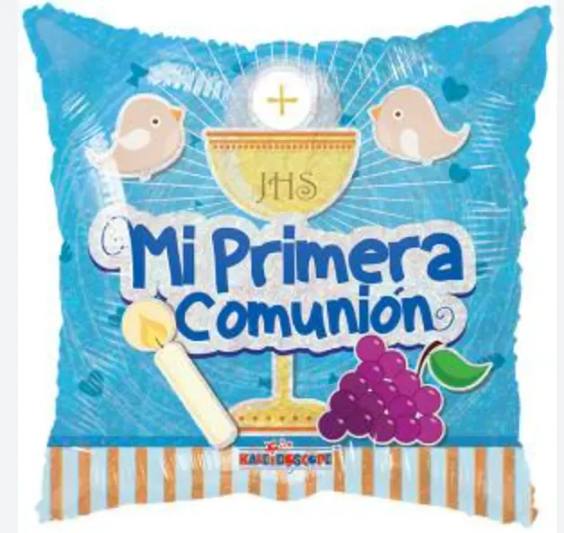 IMP18" MI PRIMERA COMUNIÓN CALIZ Y PALOMA AZUL