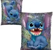 LIC20 STITCH SILVER PLATEADO CON BRILLOS