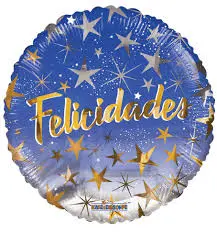 IMP18" CIRCULO FEICIDADES ESTRELLAS AZUL