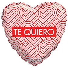 IMP9 CORAZON TE QUIERO ROJO 