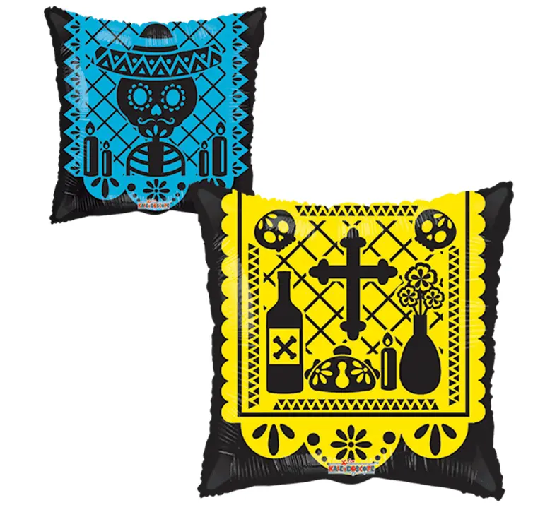 IMP18“ ALTAR DE MUERTOS AMARILLO Y AZUL