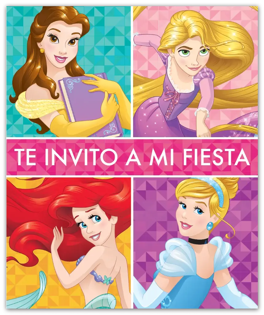 INVITACIONES PRINCESAS
