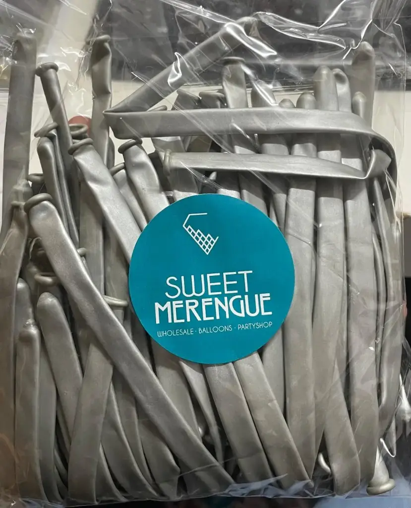 260" SWEET MERENGUE CROMADO PLATA 50PZS