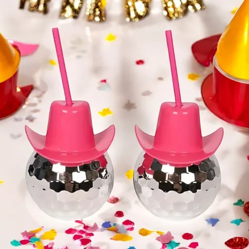 ESFERA CON SOMBRERO ROSA