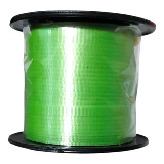 CURLI LISO VERDE LIMÓN 15 MM C/450 M