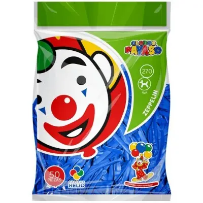 270" PAYASO AZUL OBSCURO 100PZS