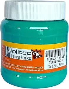 PINTURA POLITEC AZUL TURQUESA 250ML