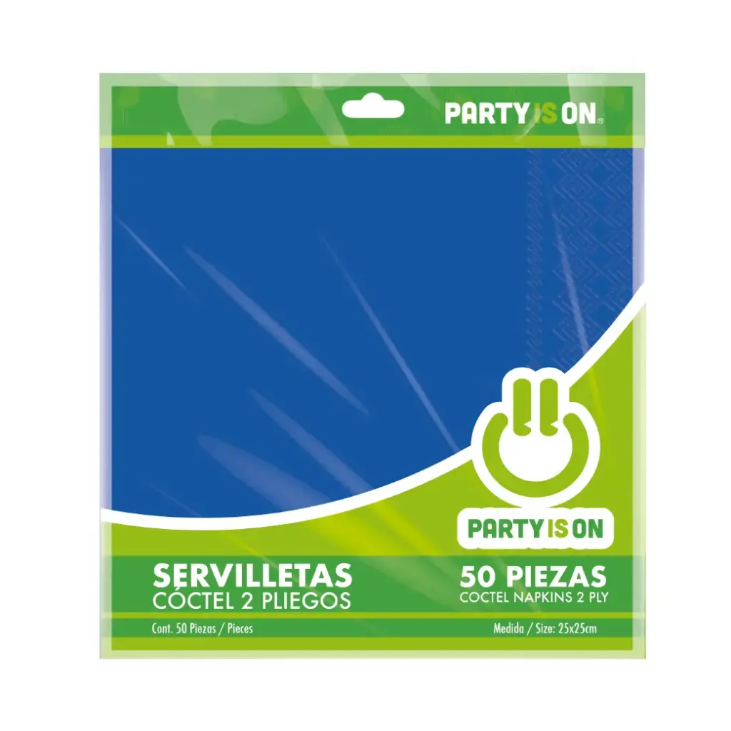 SERVILLETAS COCTEL PARTY IS ON AZUL CARIBE C/50PZS