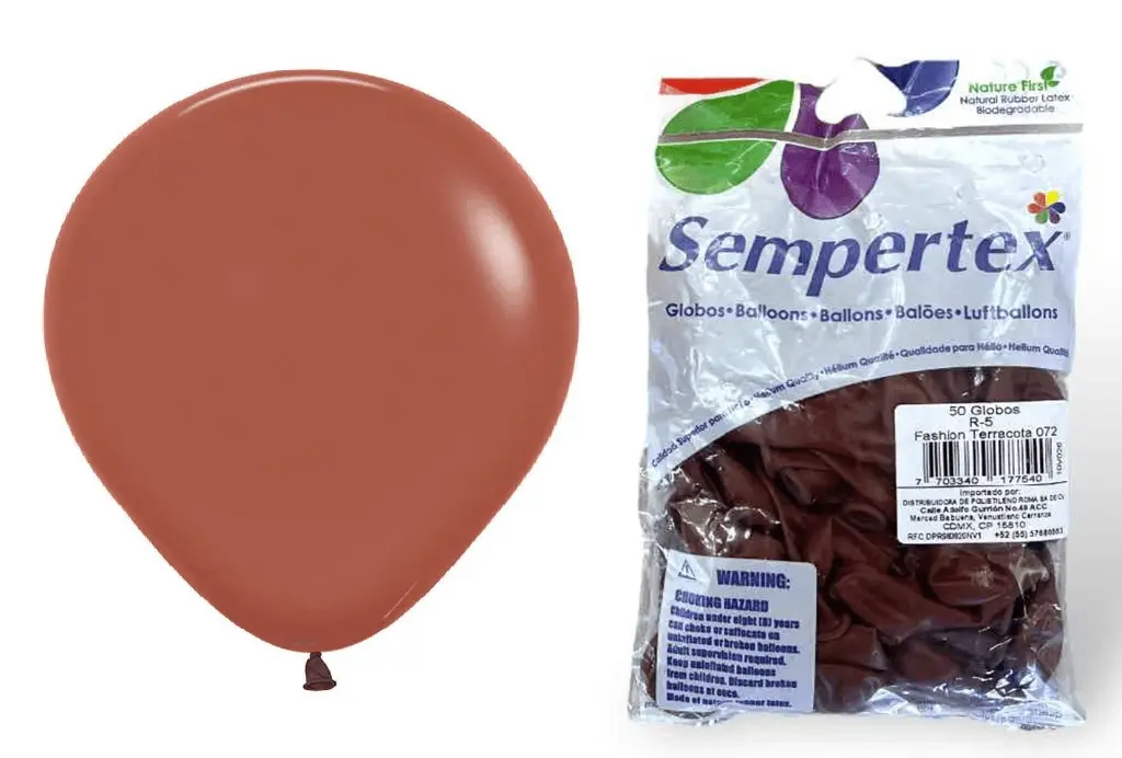 5" SEMPERTEX FASHION TERRACOTA C/50PZS 