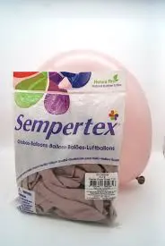 12" SEMPERTEX PASTEL DUSK ROSA C/50PZS