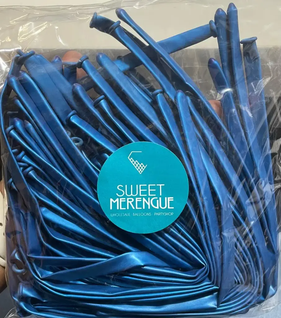 260" SWEET MERENGUE CROMADO AZUL REY 50PZS