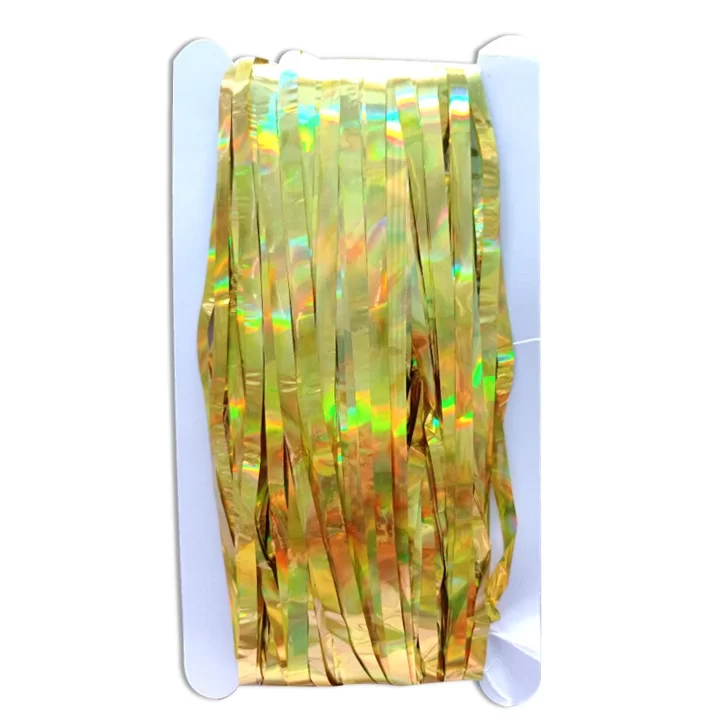 CORTINA METALICA DORADA