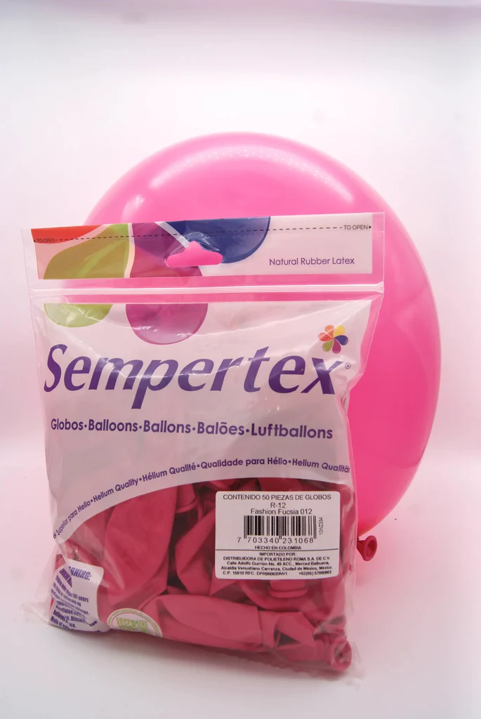 12" SEMPERTEX FASHION FUCSIA C/50 PZS