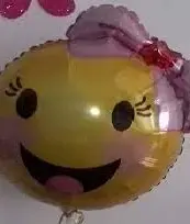 MINI SHAPE CIRCULO EMOJI CON MOÑO