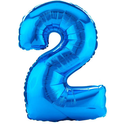 NUMERO 2 AZUL ROYAL 34"