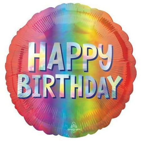 IMP18" HAPPY BIRTHDAY SILVER OMBRE
