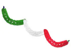 GUIA GALLETA TRICOLOR PLASTICO Ch.3mts. 