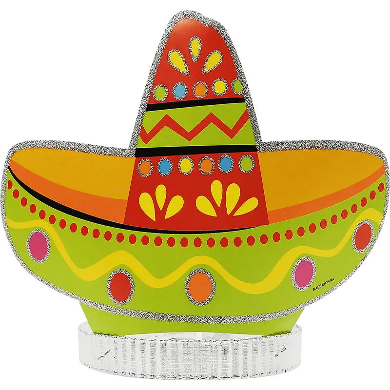 DIADEMA SOMBRERO MEXICANO 12 PZS
