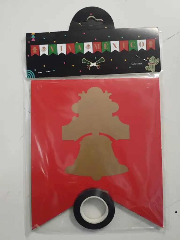 LETRERO COLGANTE VIVA MEXICO