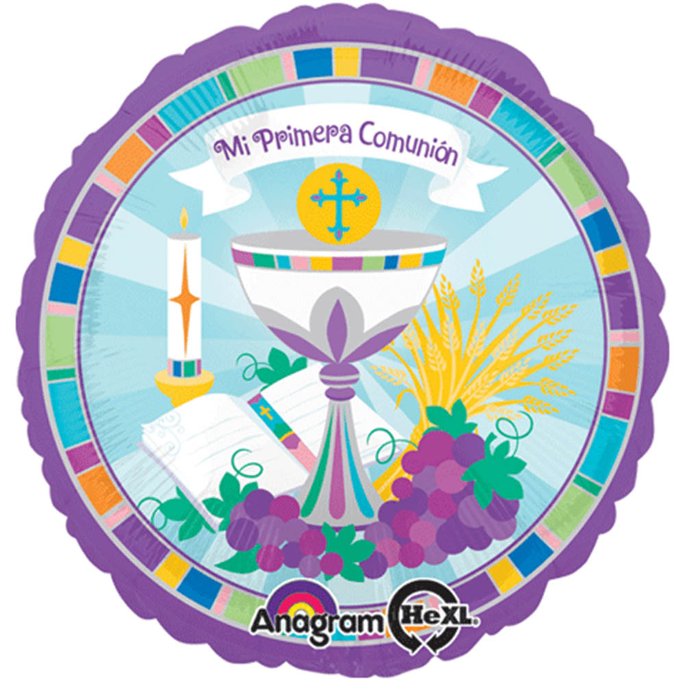 IMP18" MI PRIMERA COMUNIÓN MORADO