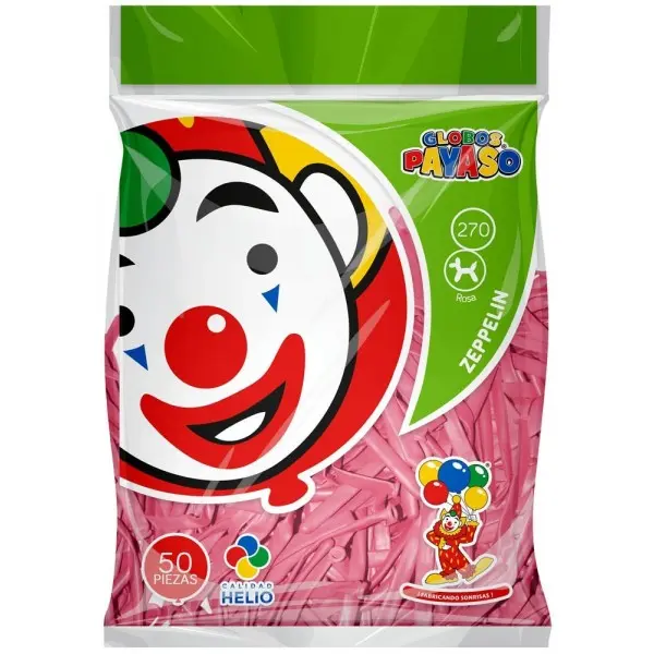 270" PAYASO ROSA C/50PZS