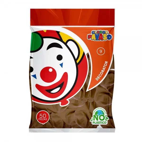 9" PAYASO SIENA C/50PZS