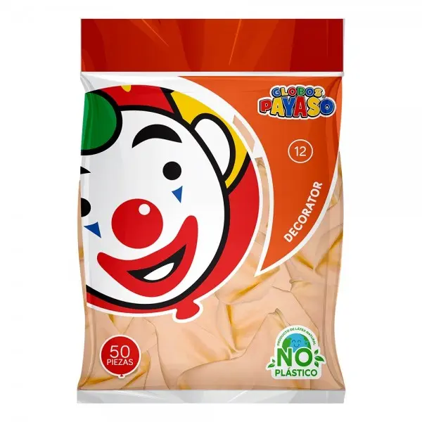 12" PAYASO BEIGE C/50PZS