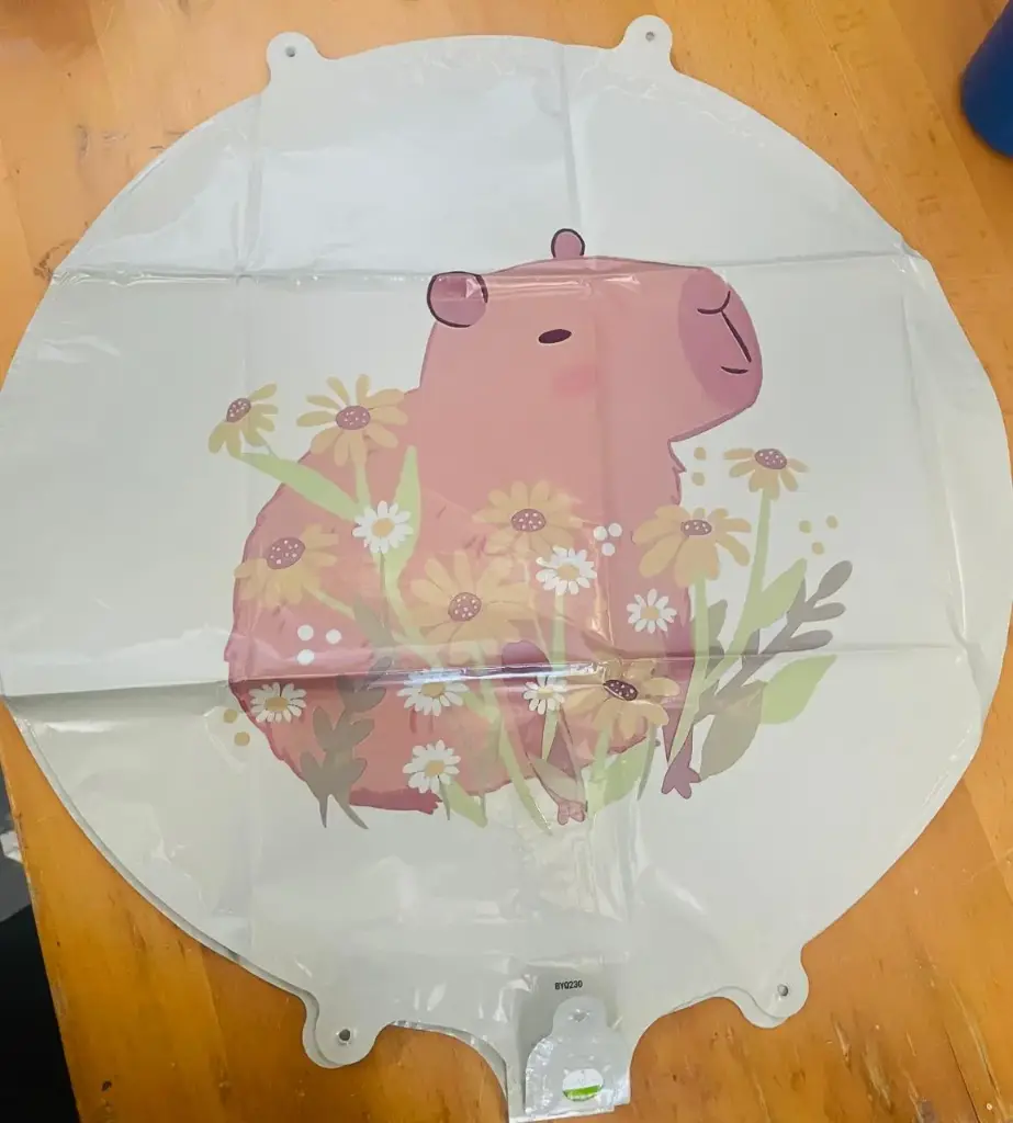 IMP18" CAPIBARA GLOBO METALICO