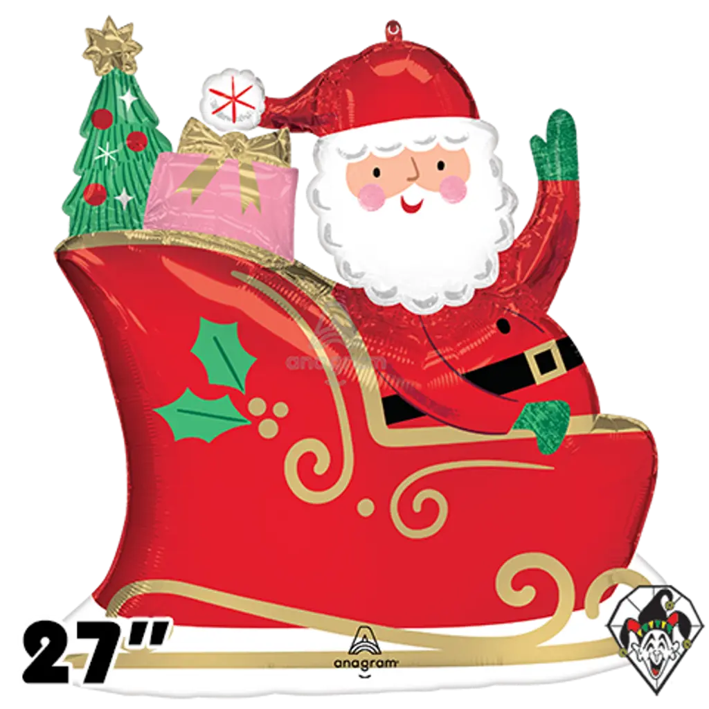 SUPER SHAPE STARRY NIGHT SANTA