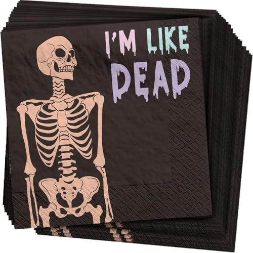SERVILLETAS I'M LIKE DEAD HALLOWEEN 40PZ