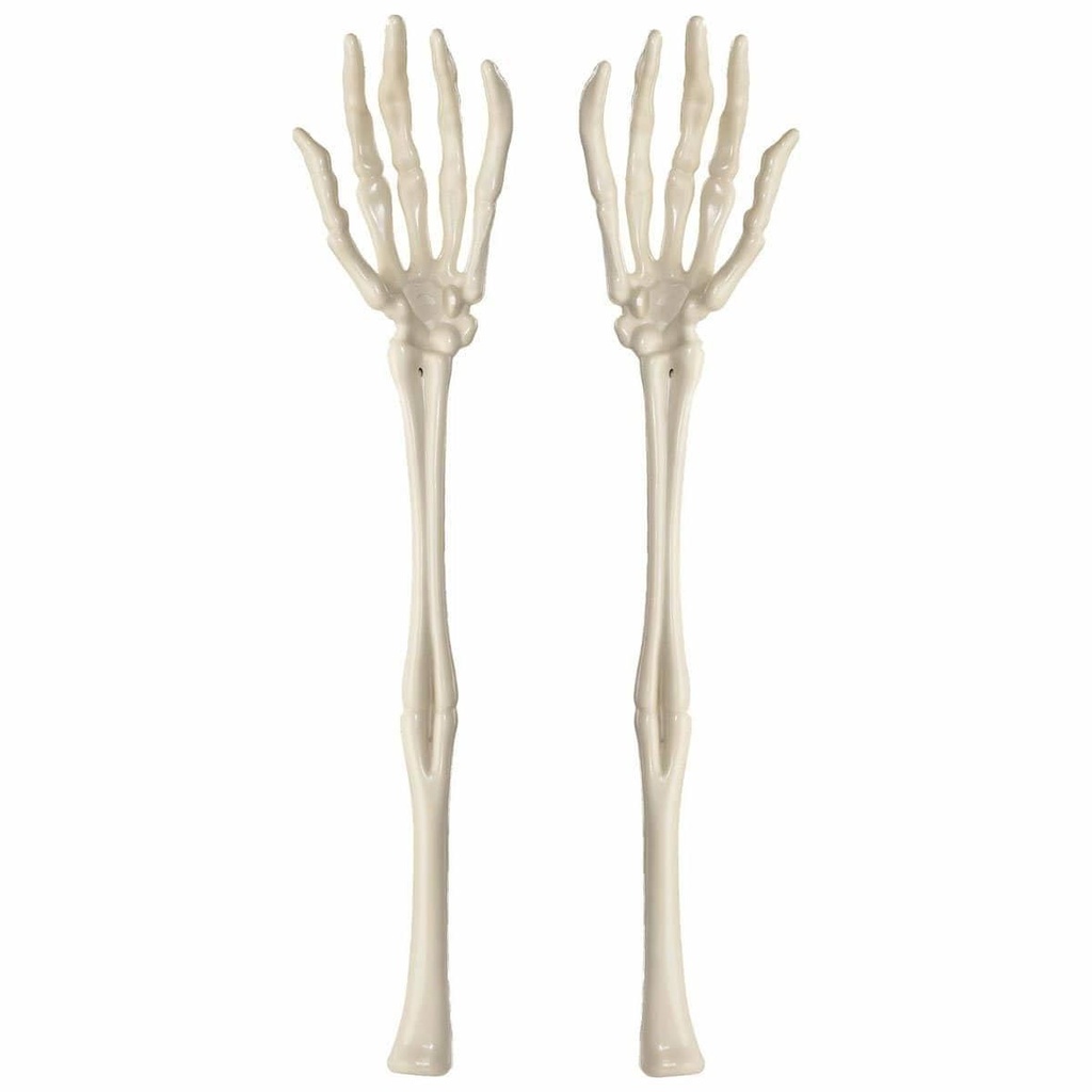 DECORACIÓN MANOS DE ESQUELETO HALLOWEEN