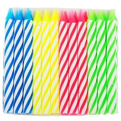 VELA ESPIRAL SURTIDA C/24PZS