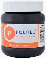 PINTURA POLITEC NEGRO INTENSO 250ML