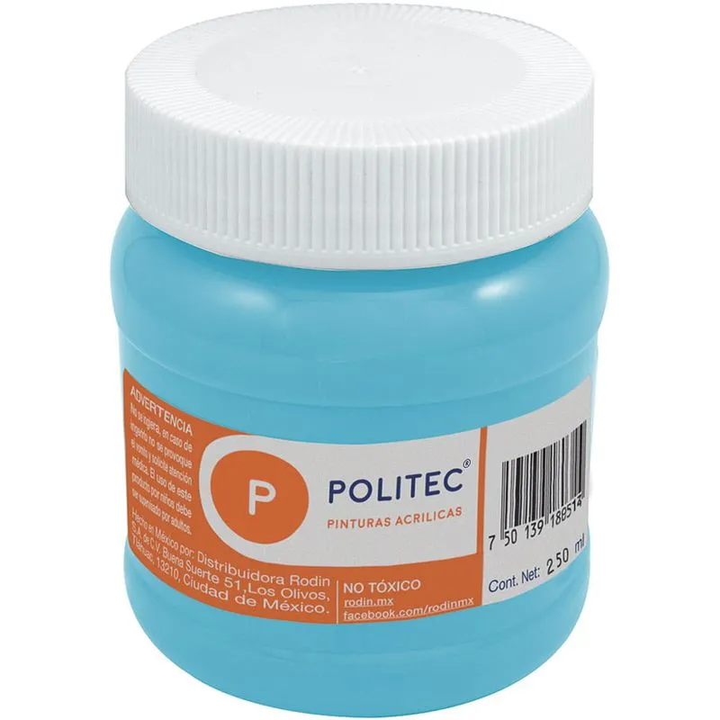 PINTURA POLITEC AZUL PASTEL 250ML