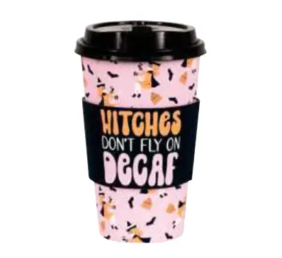 16OZ PAPER COFFEE CUPS WITH LIDS & SLEEVES 6CT