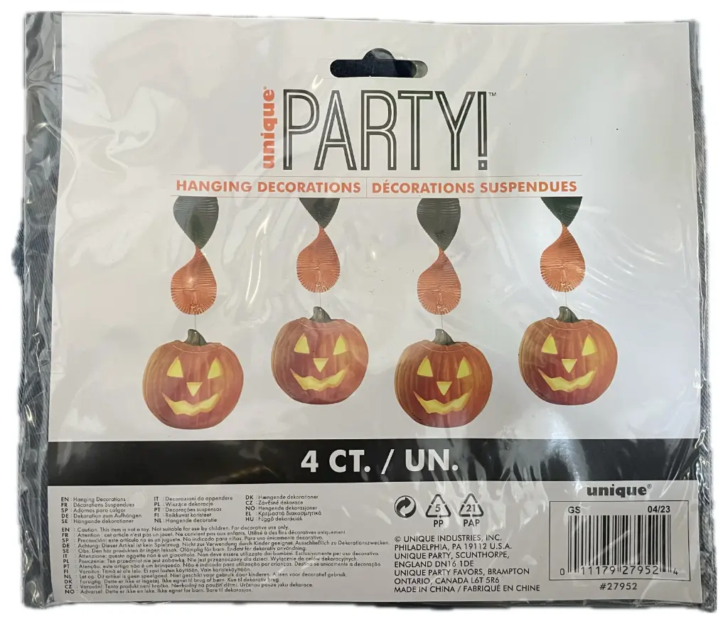 COLGANTE DE ESPIRAL DE CALABAZA