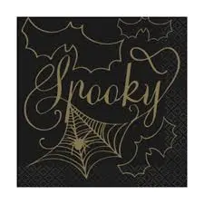 WEB SPOOKY BEVERAGE NAPKINS