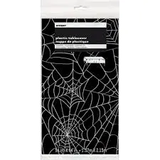 SPIDER WEB PLASTIC TABLECOVER