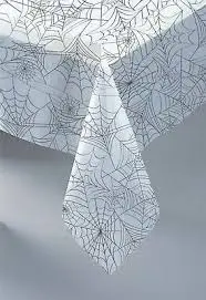 SPIDER WEB PLASTIC TABLECOVER